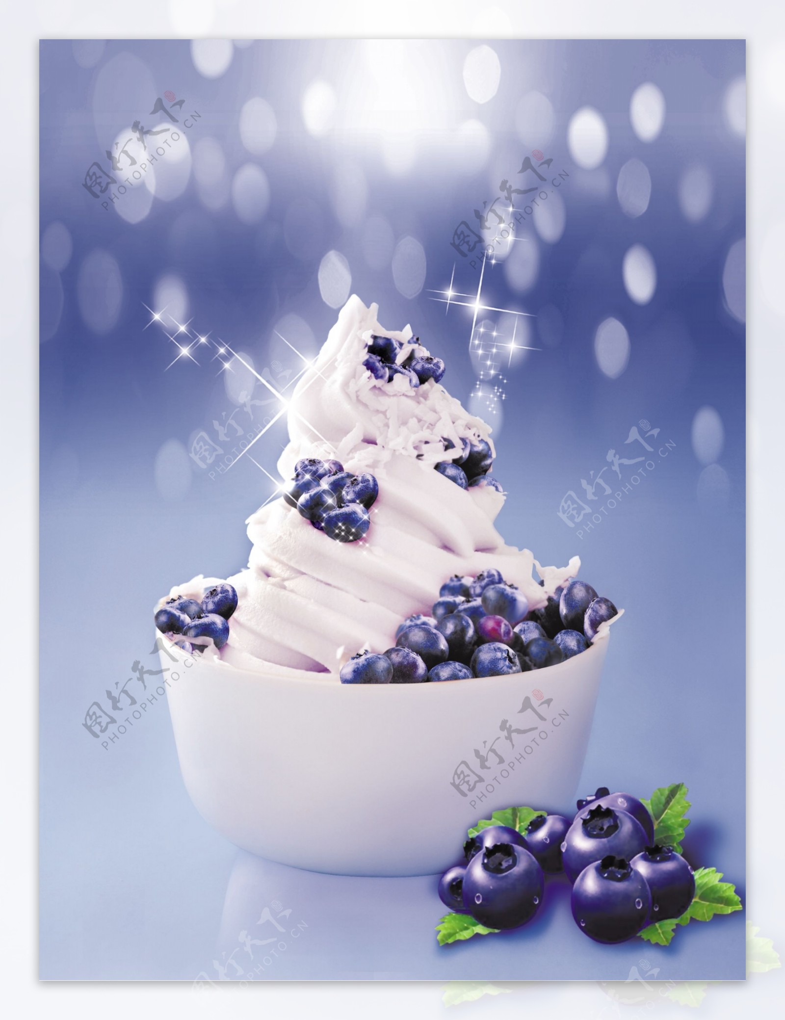 高颜值的美味~【蓝莓酸奶冰淇淋】_哔哩哔哩_bilibili