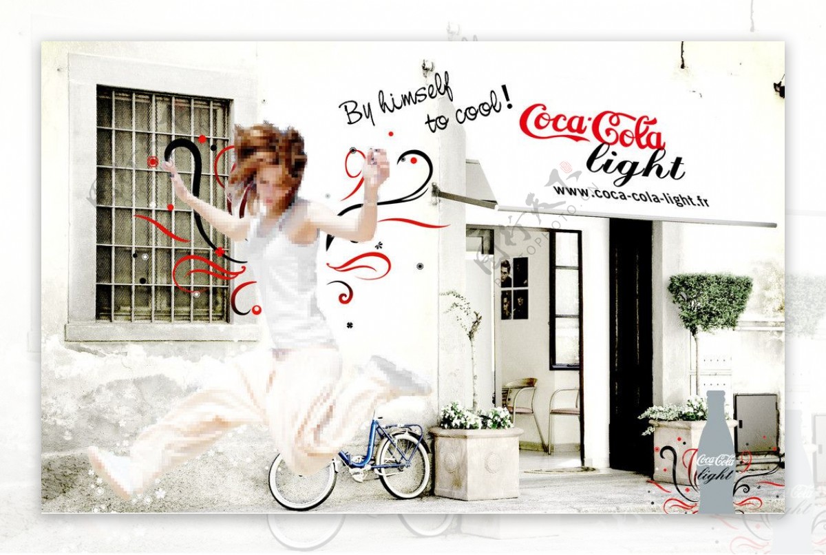 动感街舞可口可乐海报图片
