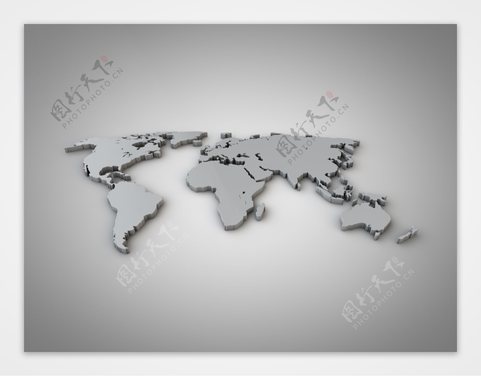 世界地形图图片