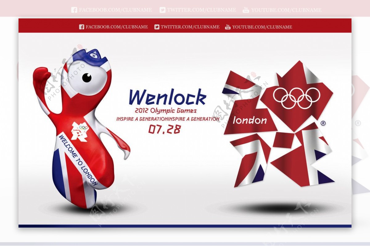 超高清2012伦敦奥运会海报图片