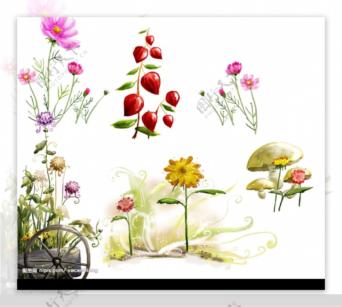 花背景适用于网页图片