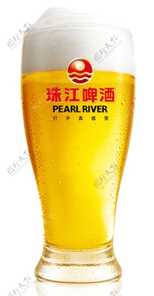 珠江啤酒杯图片