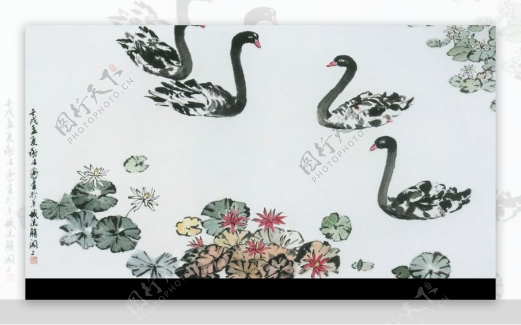 中国现代花鸟0155