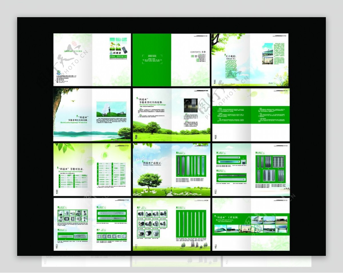 绿色企业画册