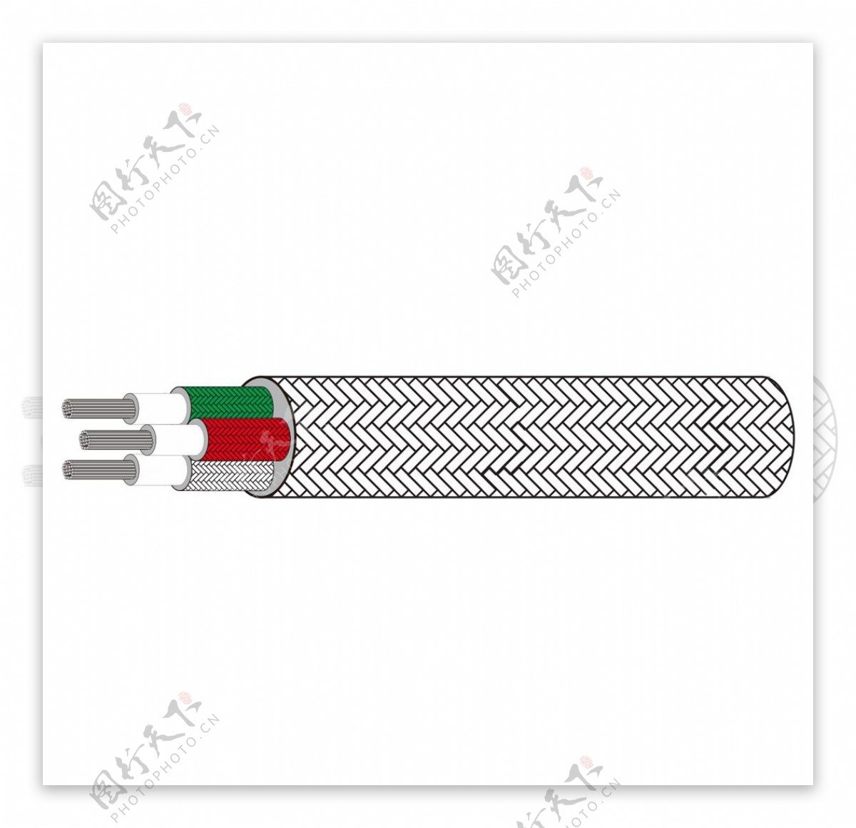 编织线电线矢量素材