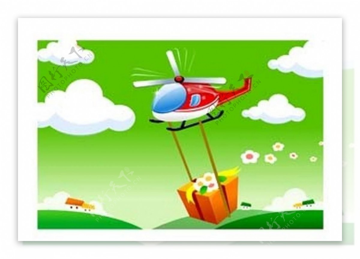 直升机宣传活动模板源文件设计
