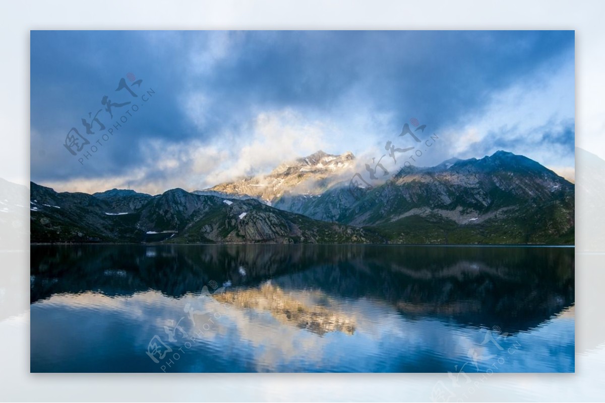 山水自然湖风景