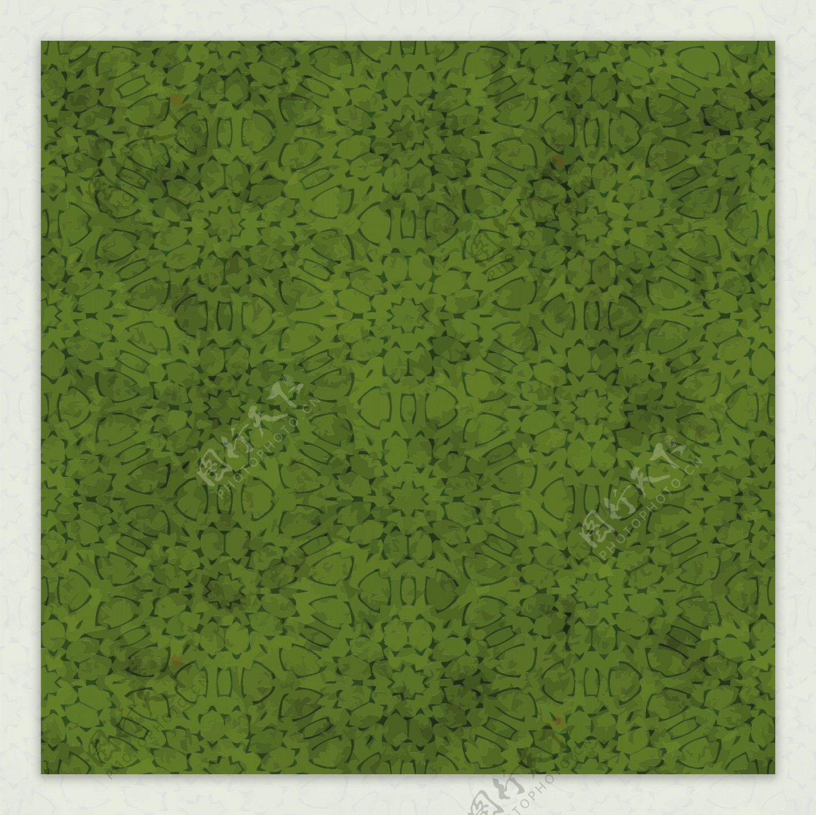 绿色抽象的纺织图案