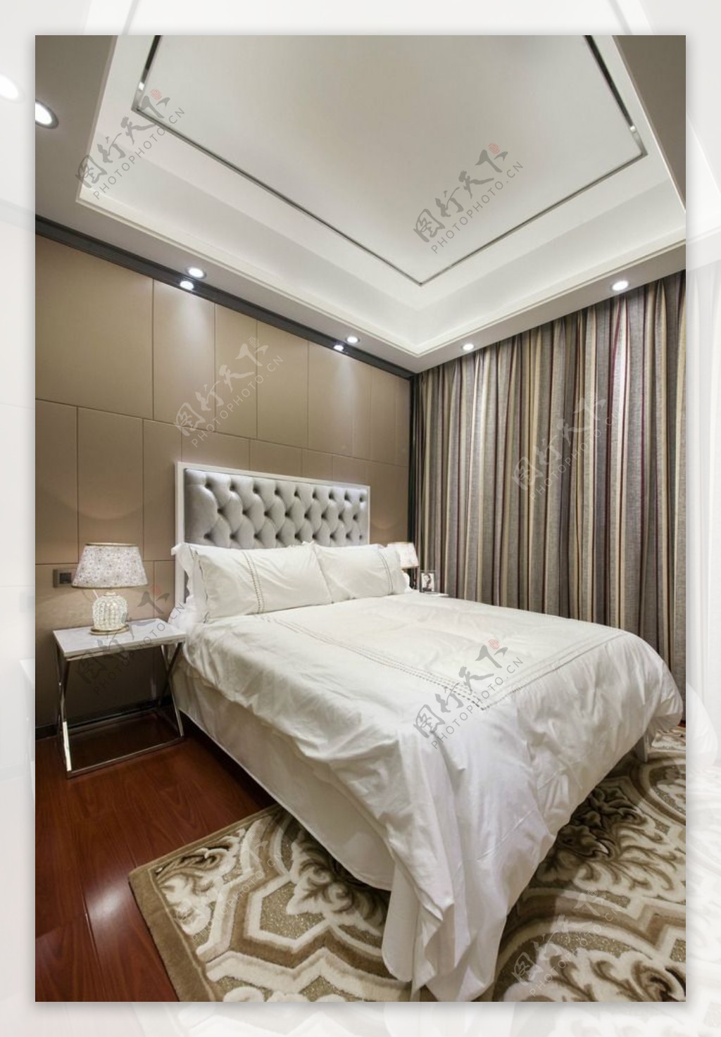新中式风格卧室设计实景图