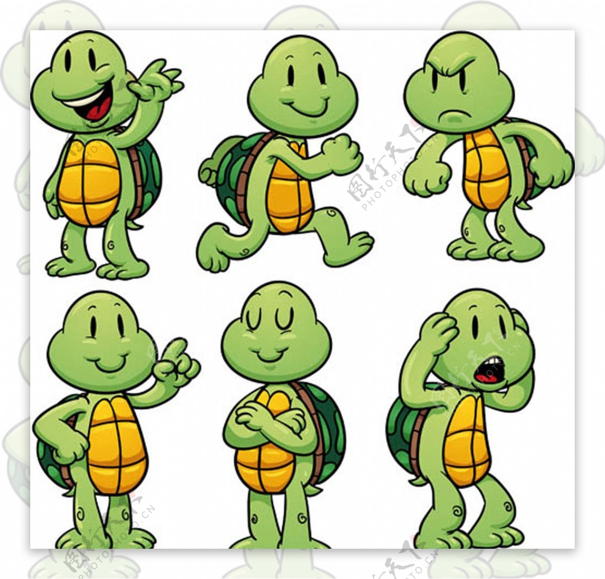 你们要的龟龟表情包出来啦，它的小名叫绿崽，是一只高冷的龟...|龟|小名|表情包_新浪新闻