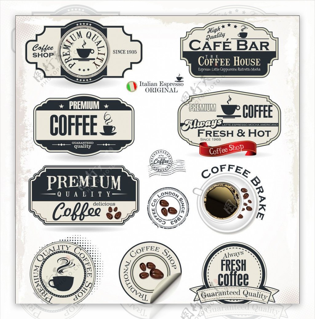 咖啡标签