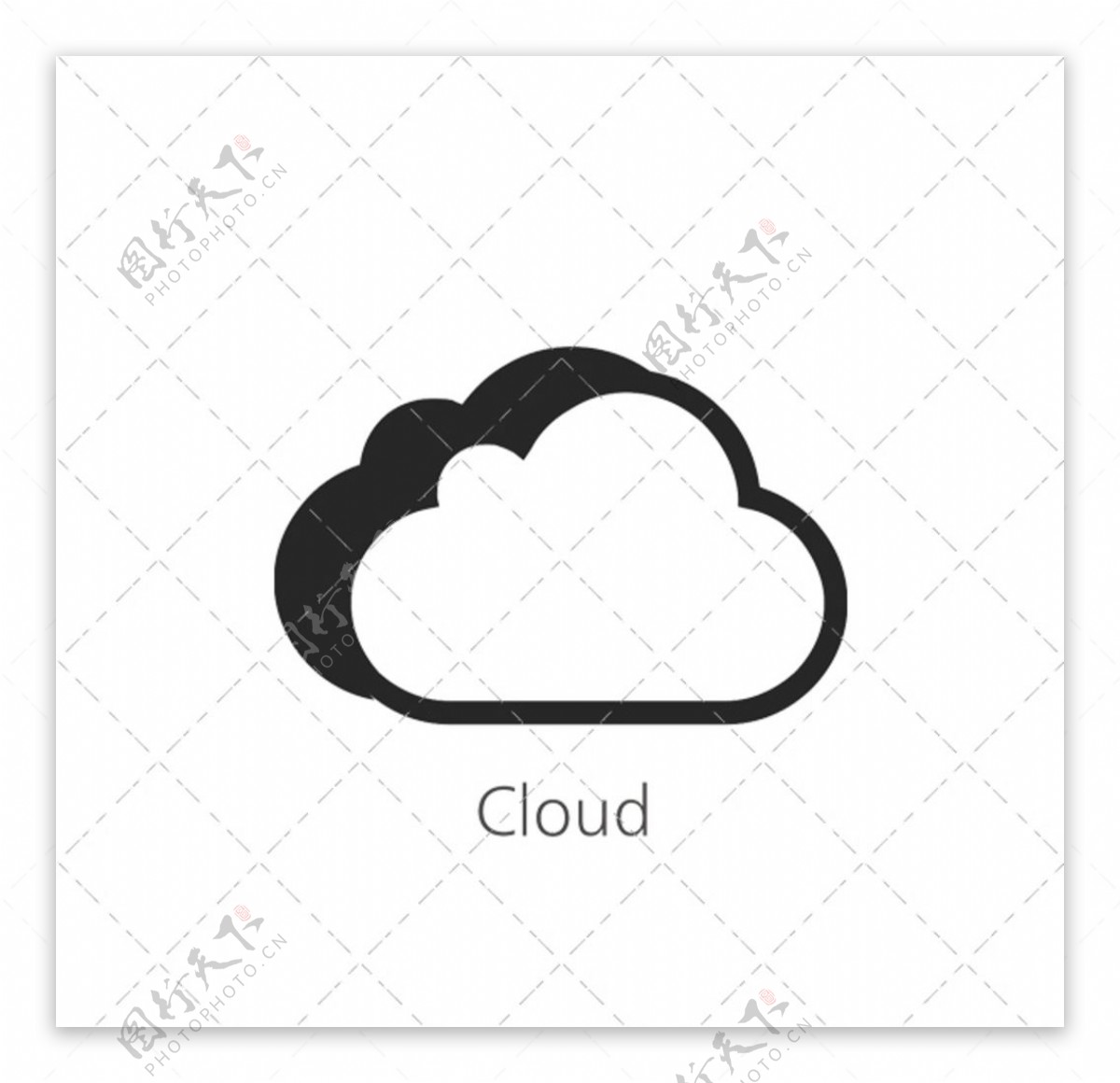 Cloud云图标