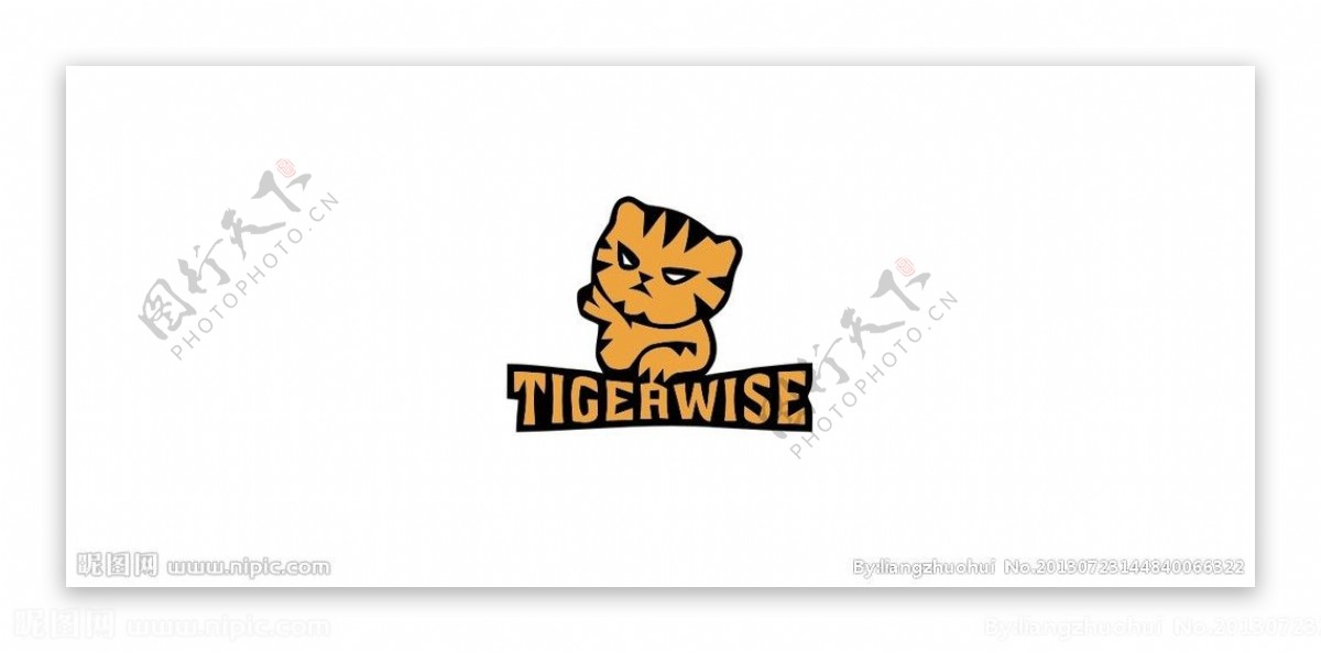 老虎logo图片素材-编号23484124-图行天下