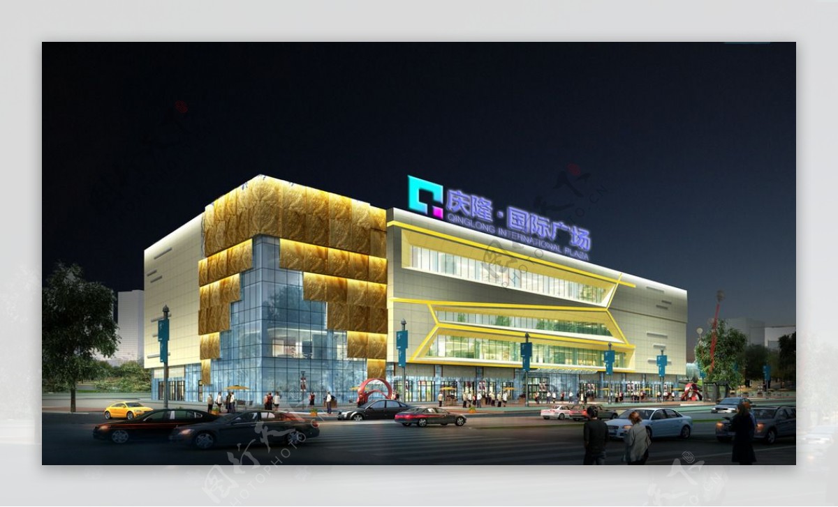新疆建材市场亮化设计方案