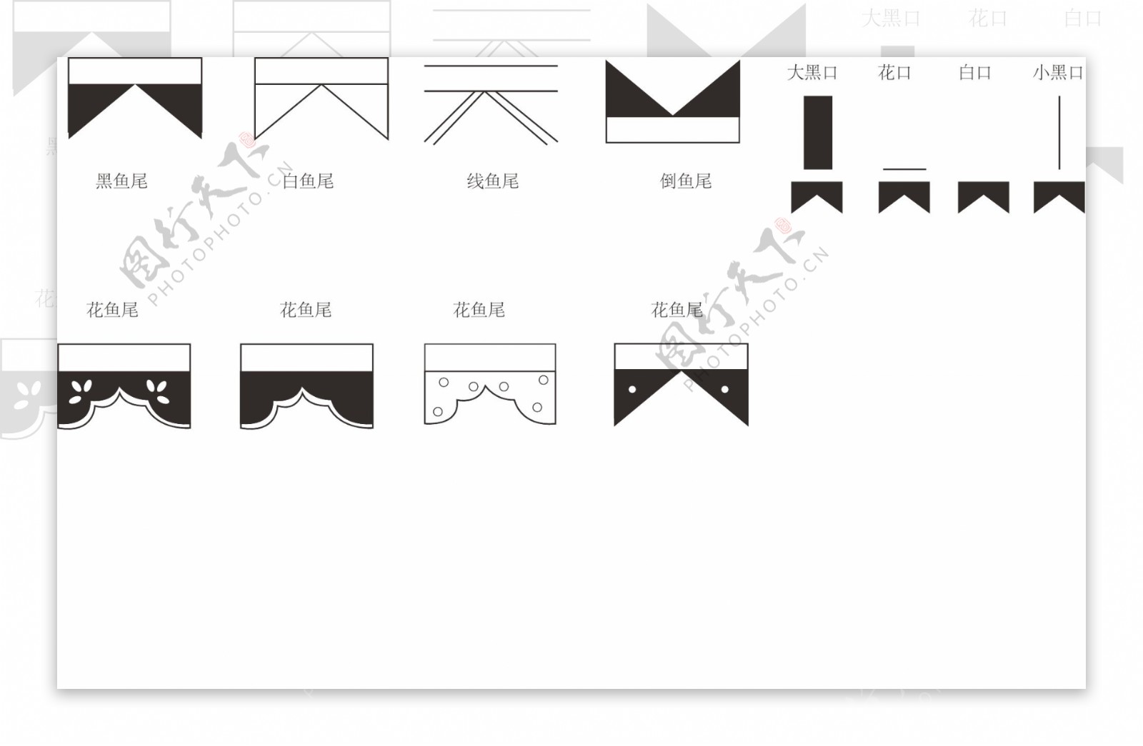 中国古代书籍排版符号中式符号
