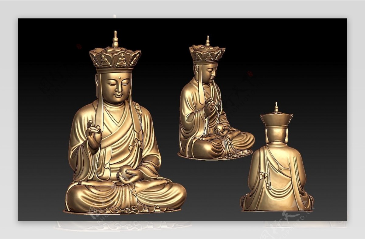 地藏菩萨3D模型