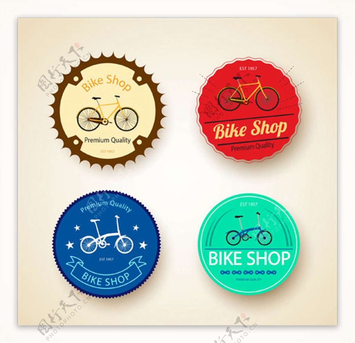 自行车用品俱乐部标志LOGO