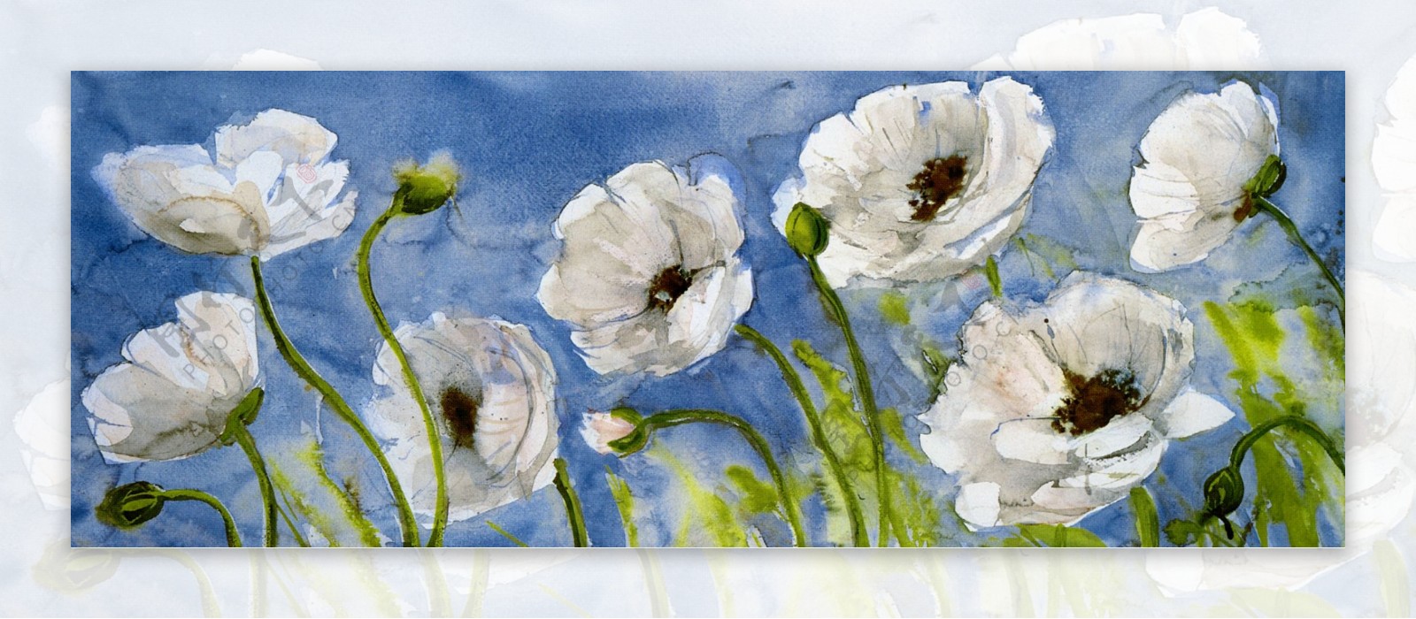 花卉油画5530厘米X80厘米
