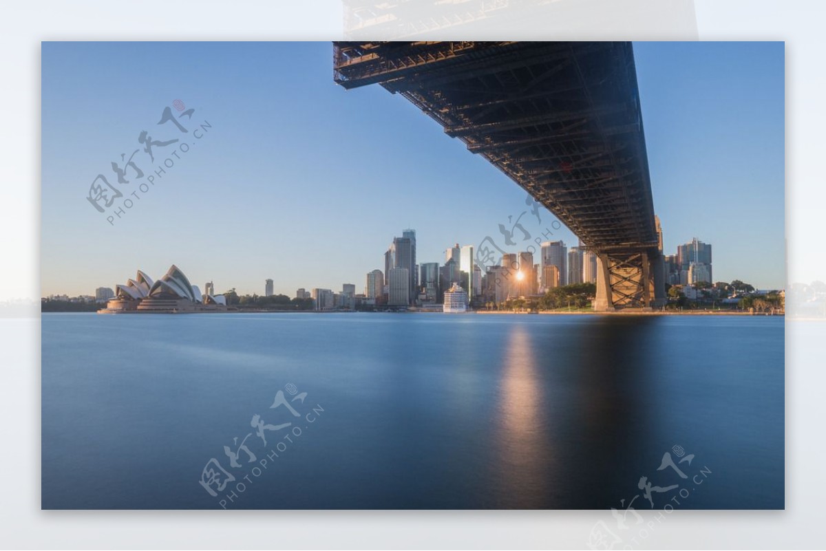 悉尼港上的日出