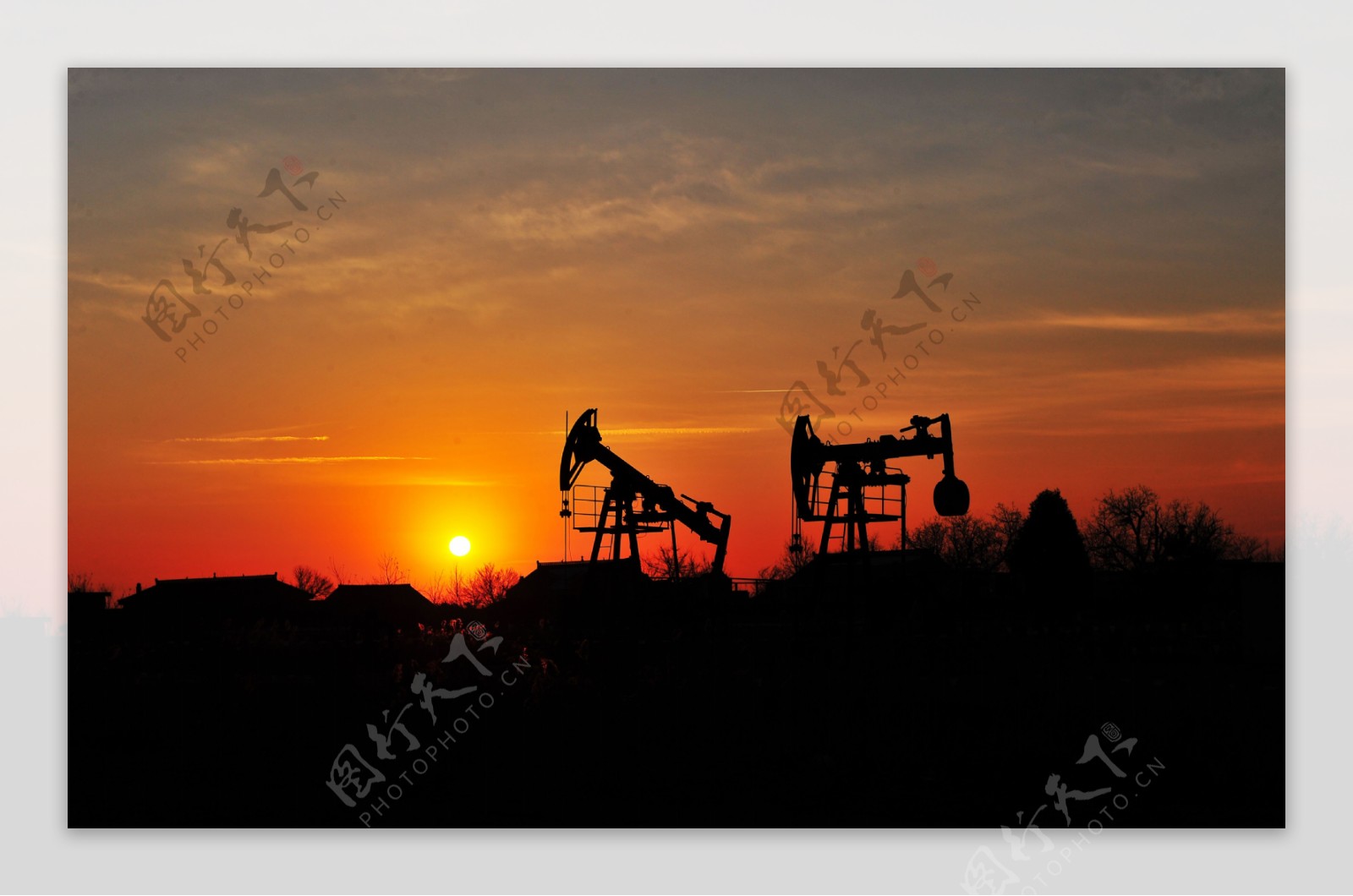 石油石油工业油井石油井