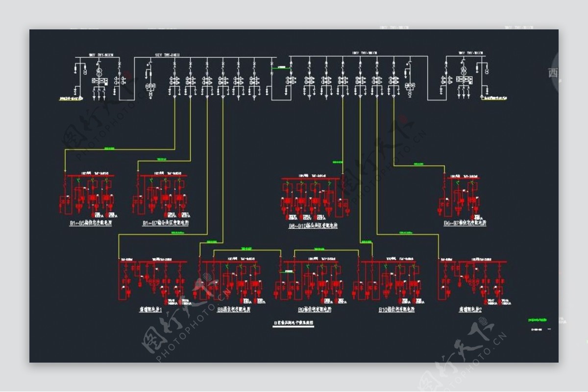 设计院电气系统图