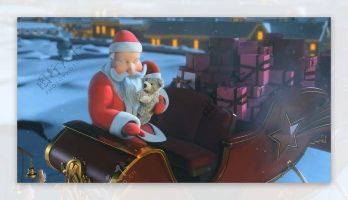 圣诞老人720p高清动画