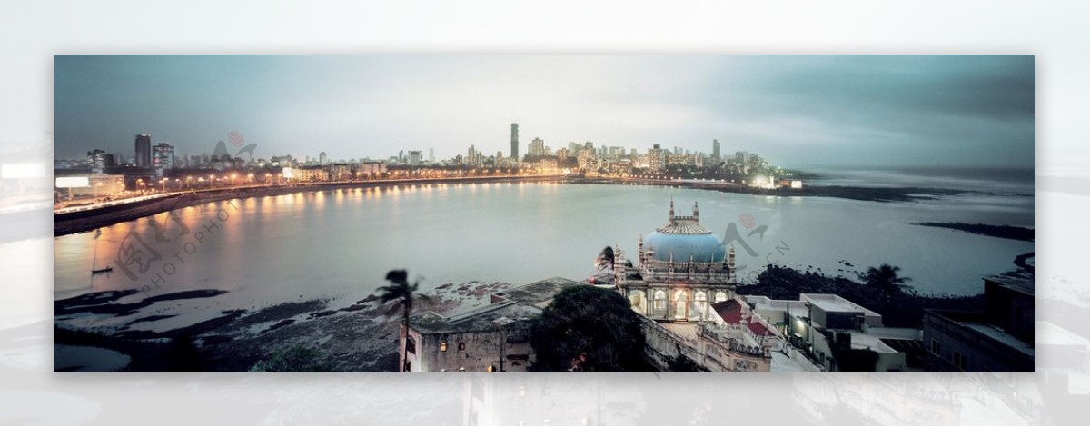 印度孟买城市俯瞰