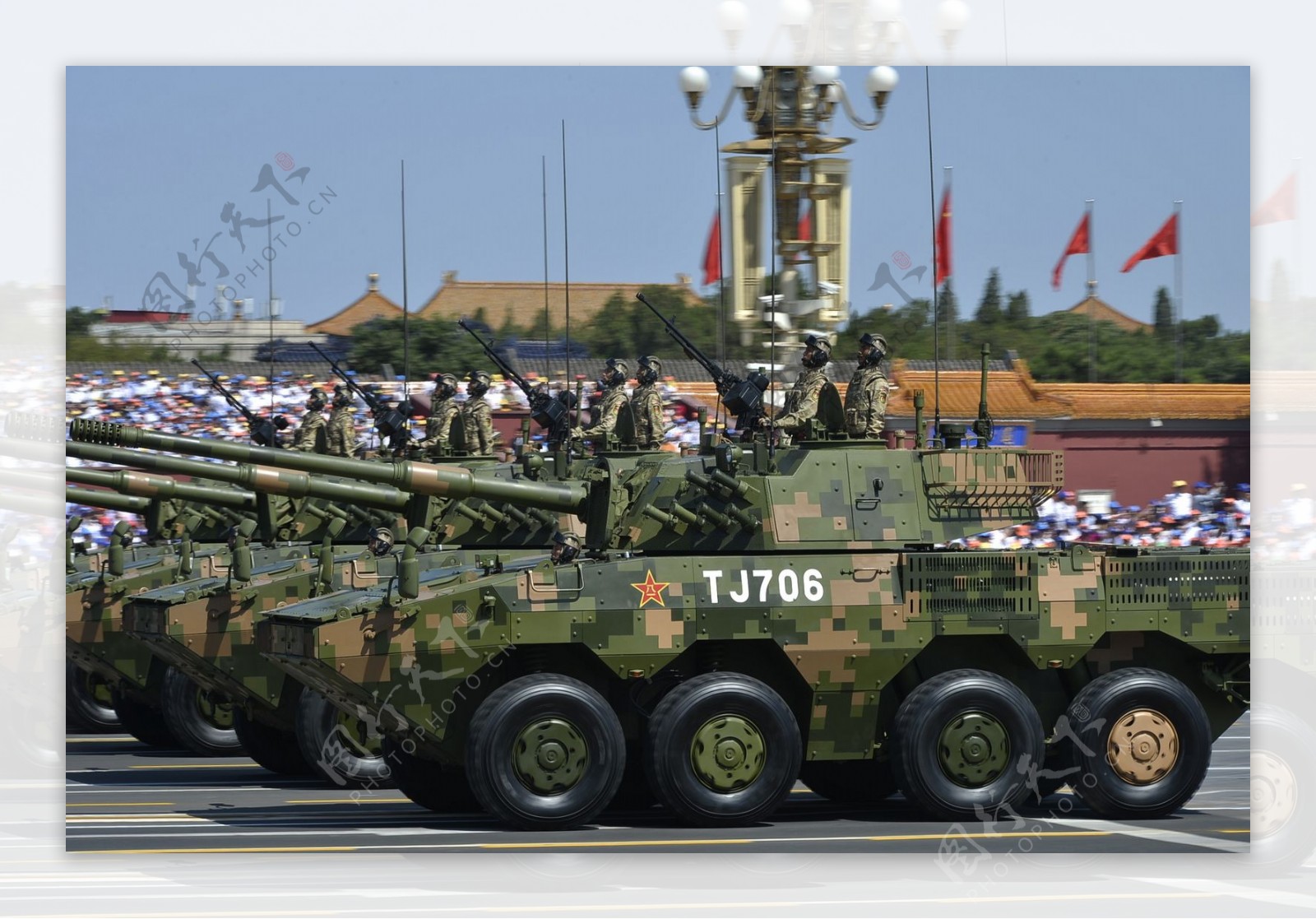 2015阅兵解放军主战坦克