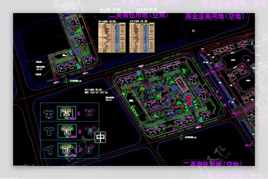 小区总图方案布置1