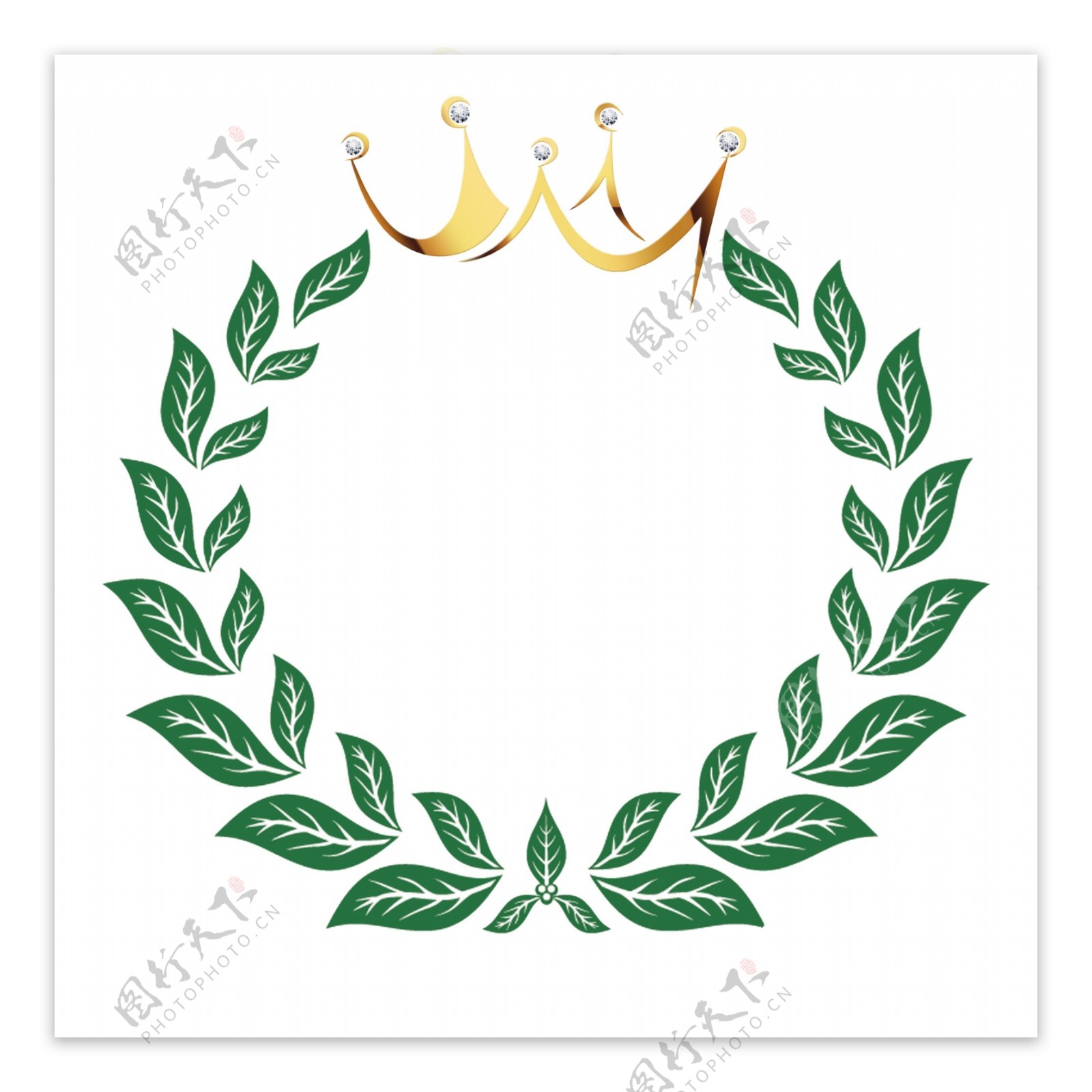皇冠树叶logo