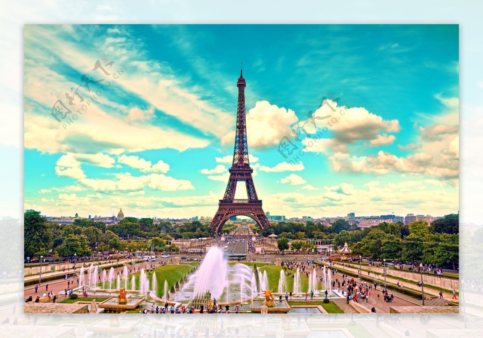 巴黎风景摄影图片
