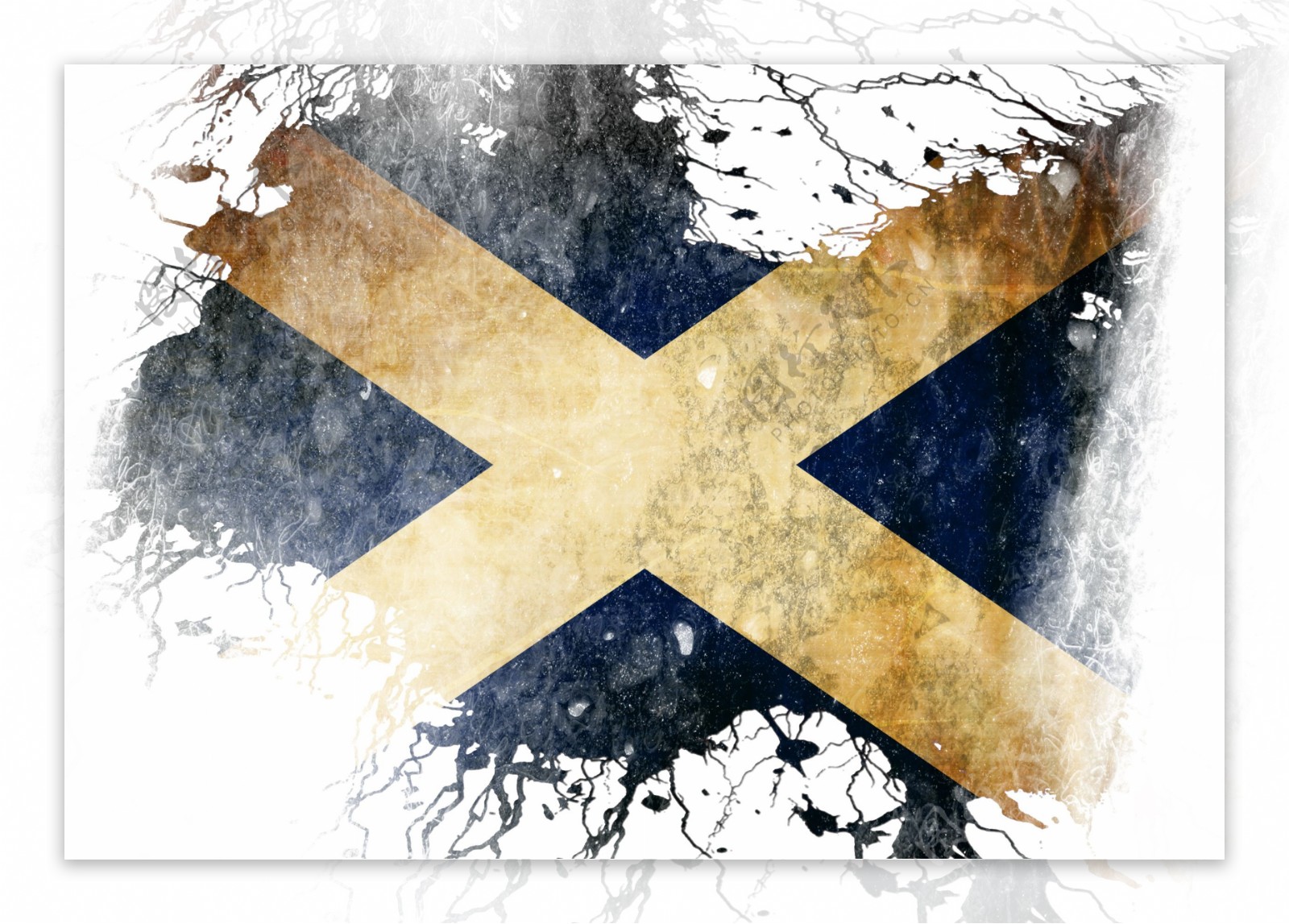 苏格兰国旗图片