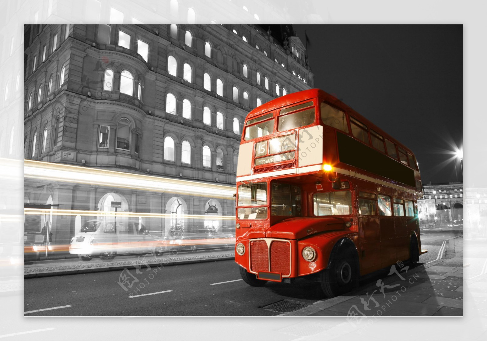 伦敦双层巴士图片