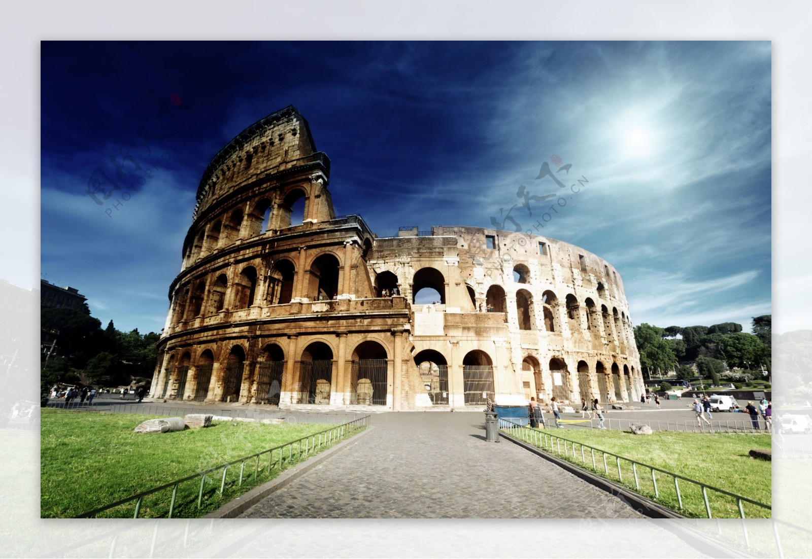 罗马圆形斗兽场图片