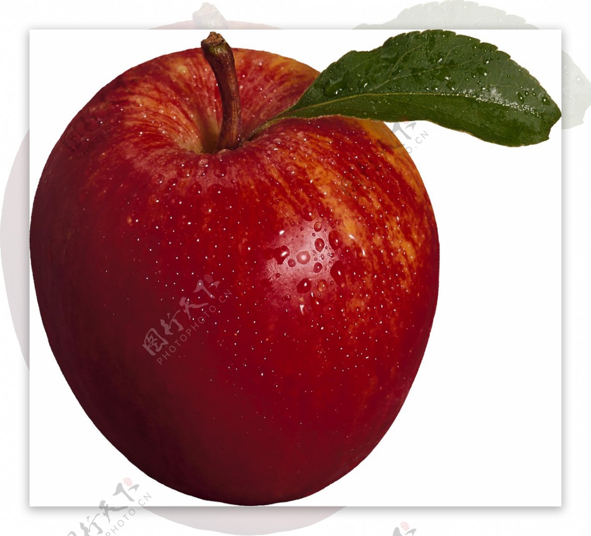 漂亮红苹果图片免抠png透明图层素材