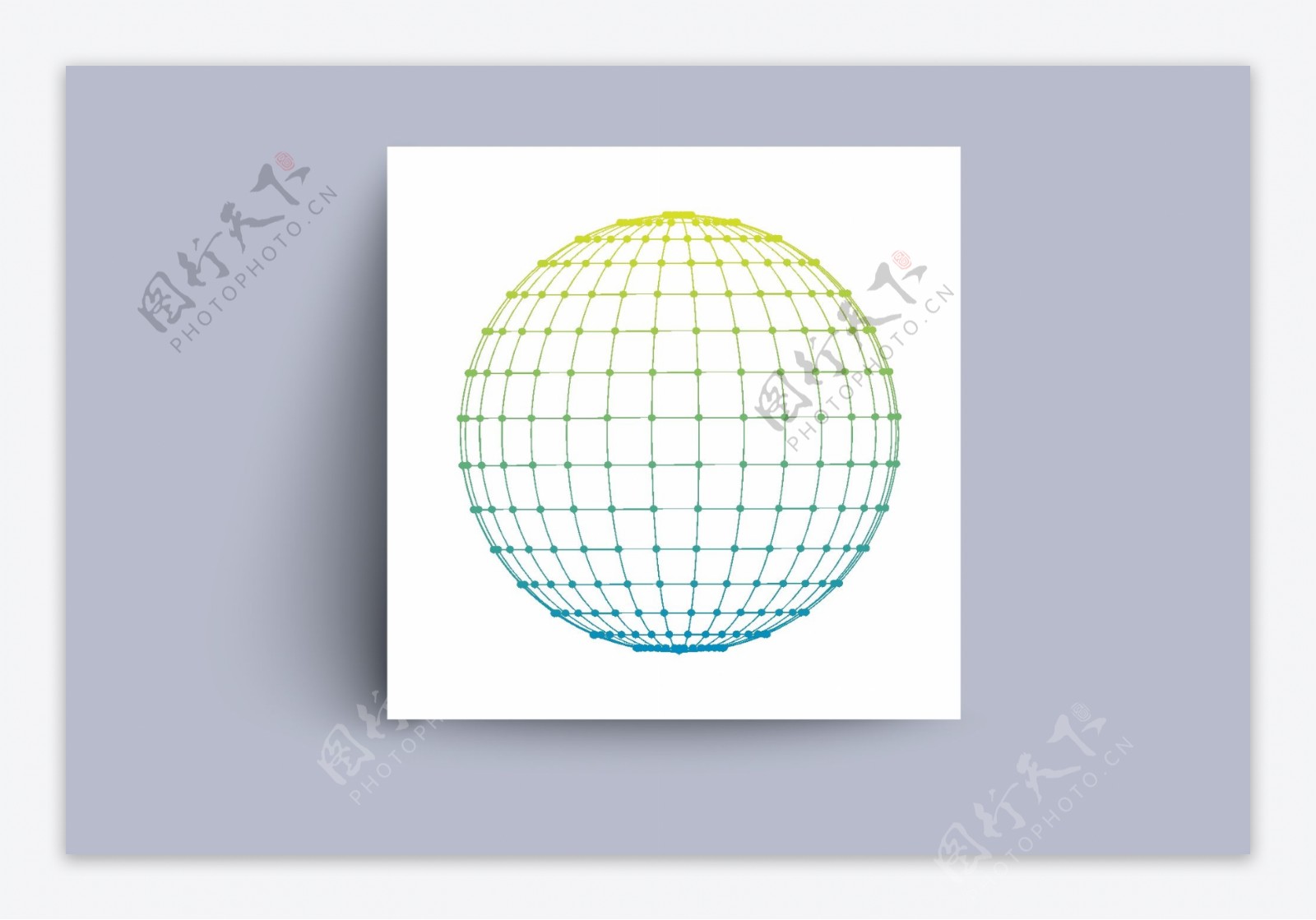 三维球体矢量图