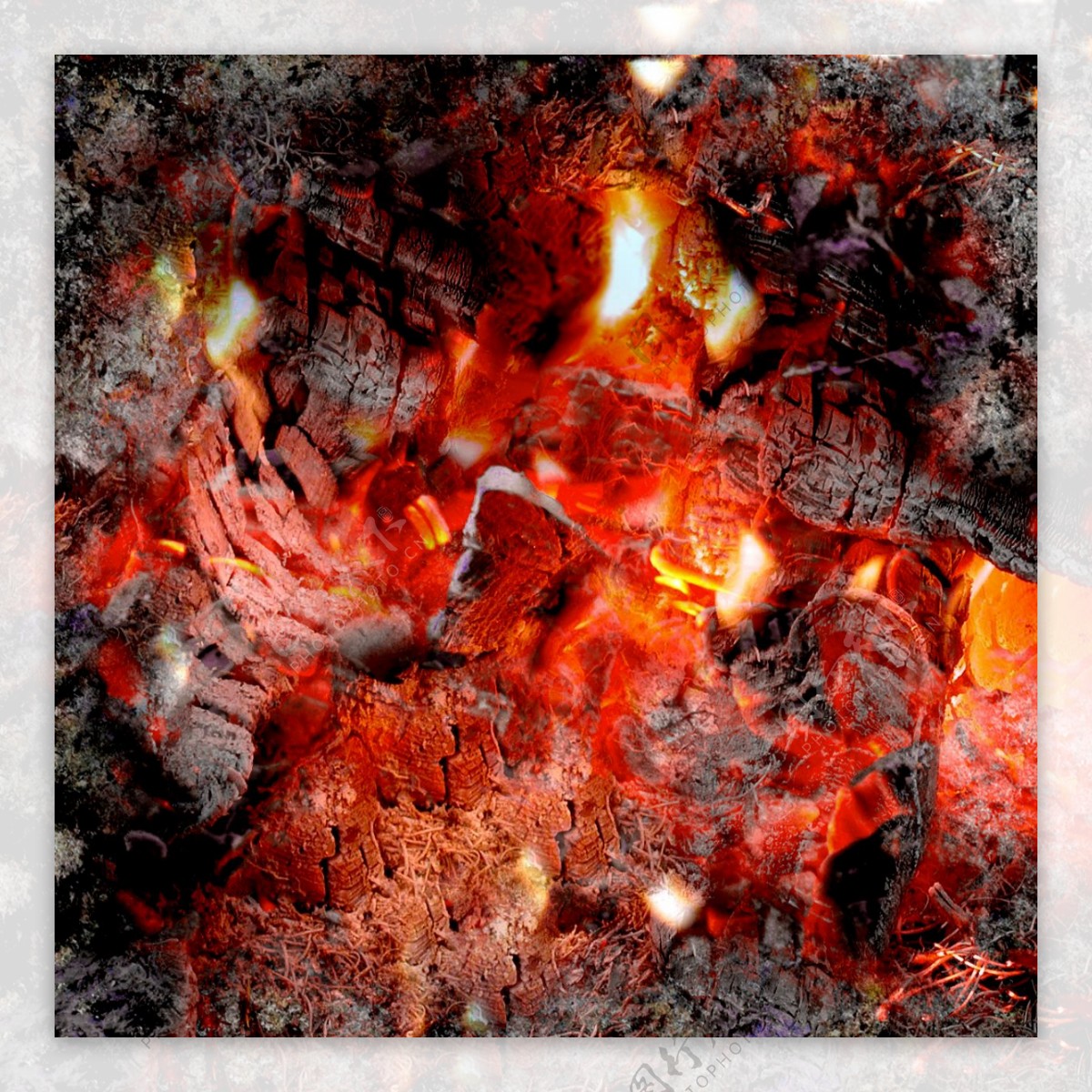 fireplace壁炉烧木材的壁炉024