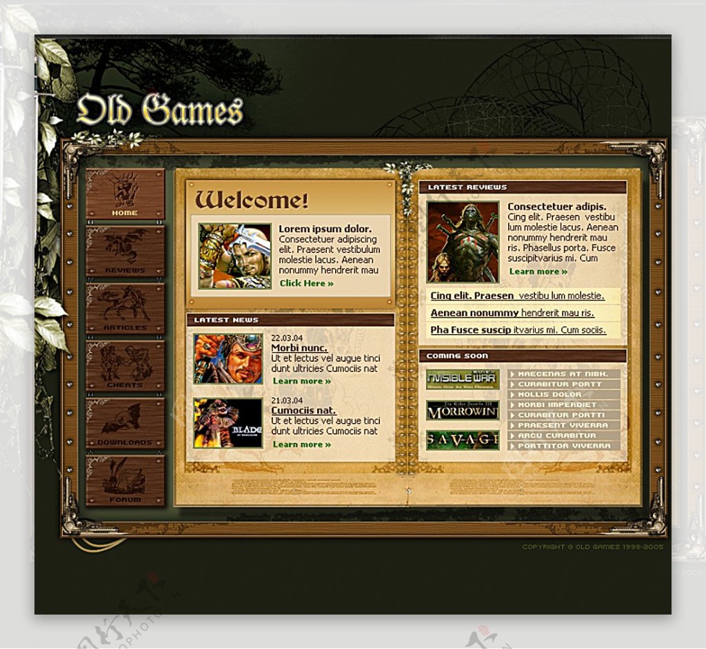 公司游戏游戏网站网页页面图片