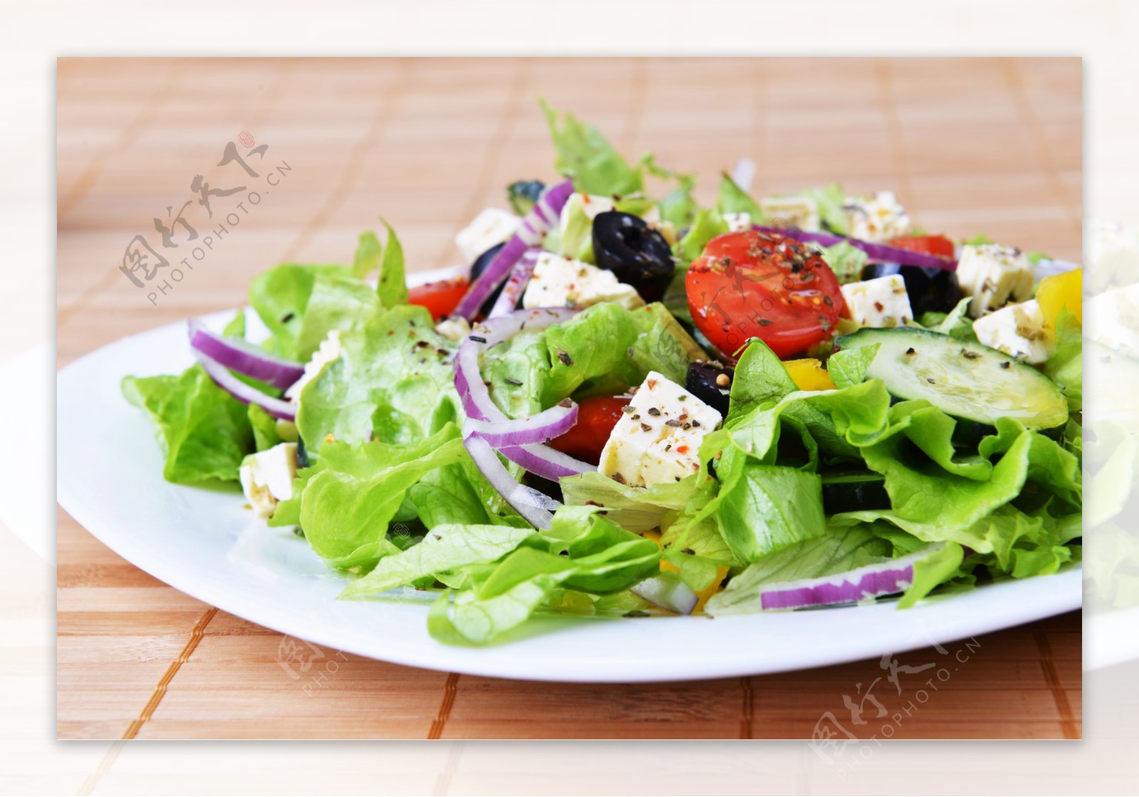 营养的蔬菜沙拉图片