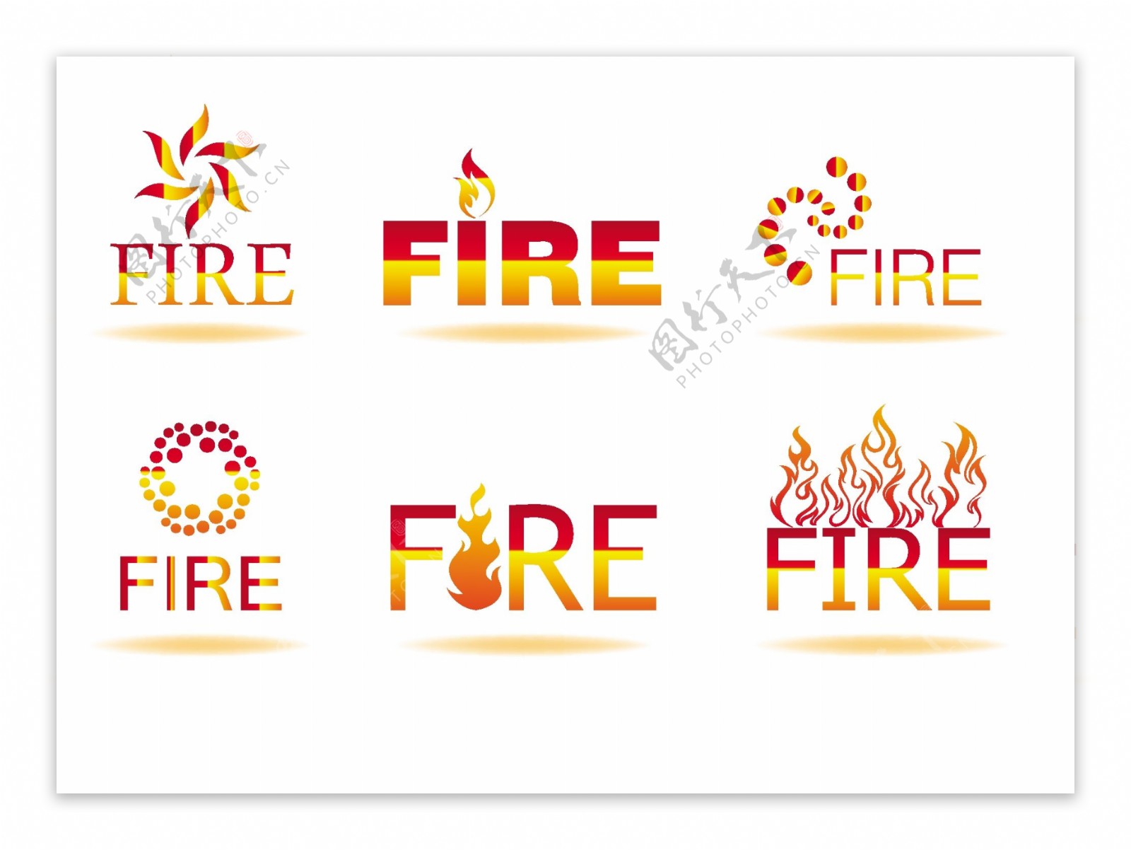 创意火焰标志设计