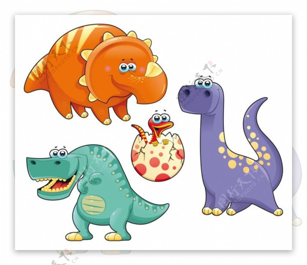 恐龙一家人图片