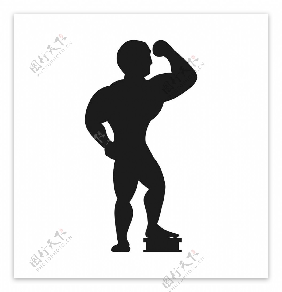健身男性标志图片1