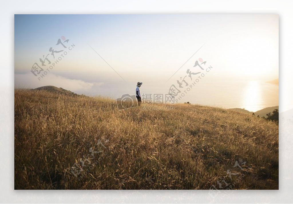 景观阳光人人现场海洋农民草原男