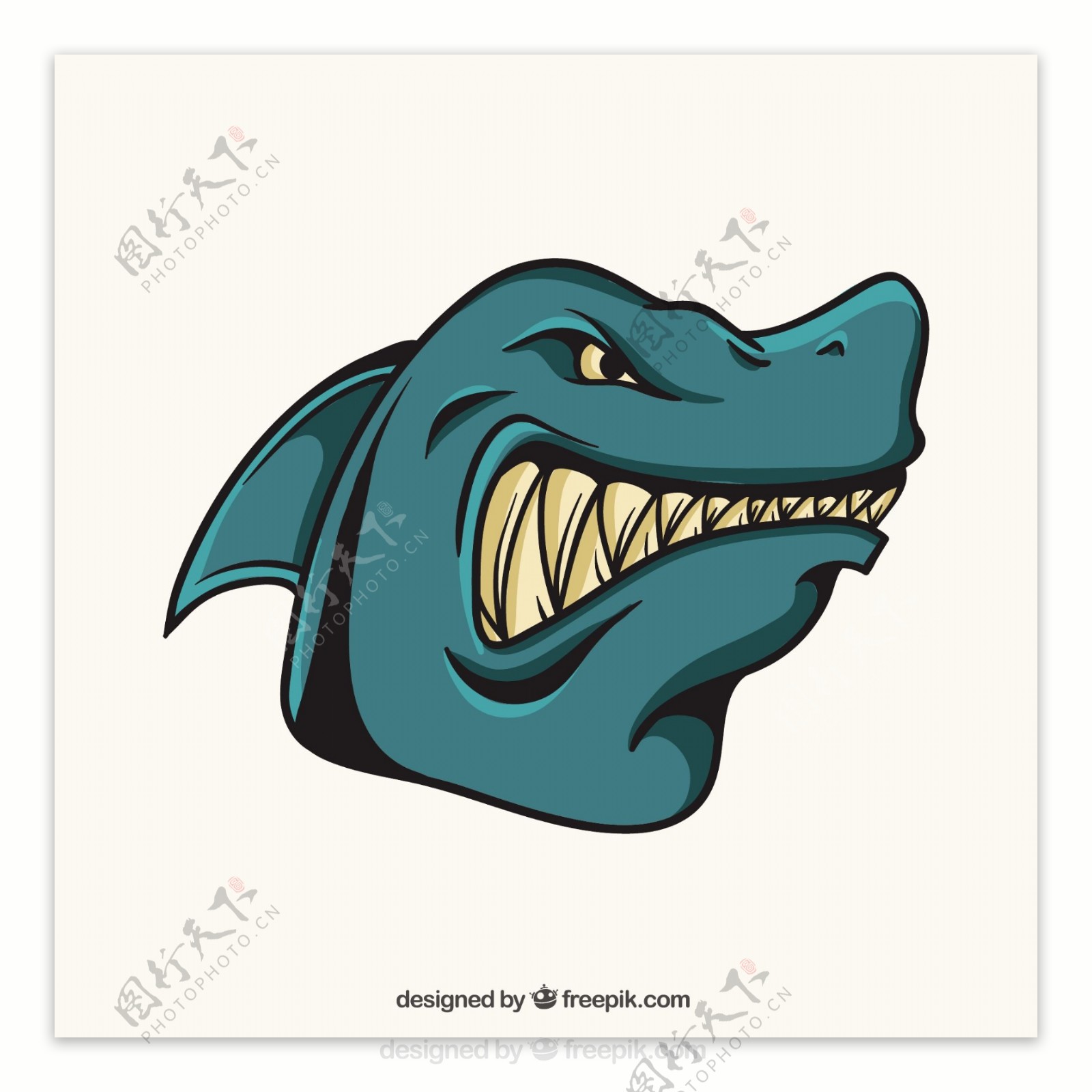 鲨鱼的吉祥物
