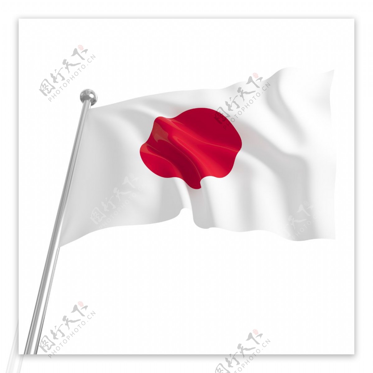 日本国旗摄影图片