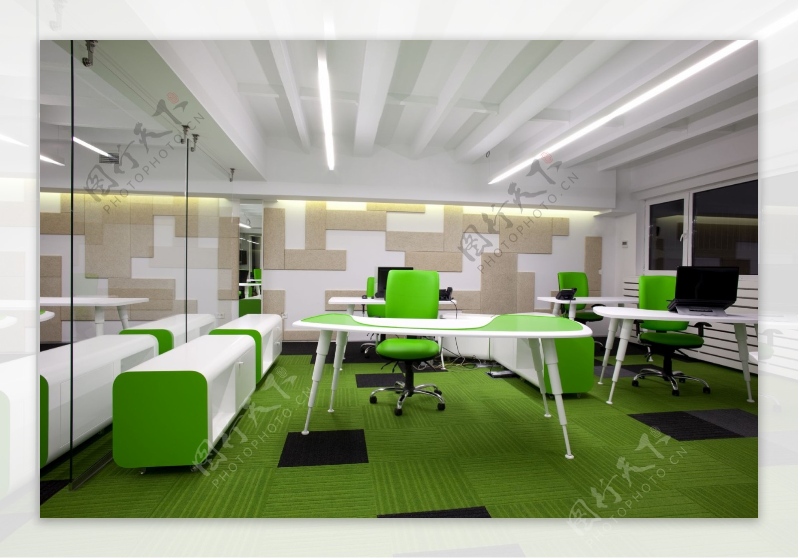 绿色房间设计图片