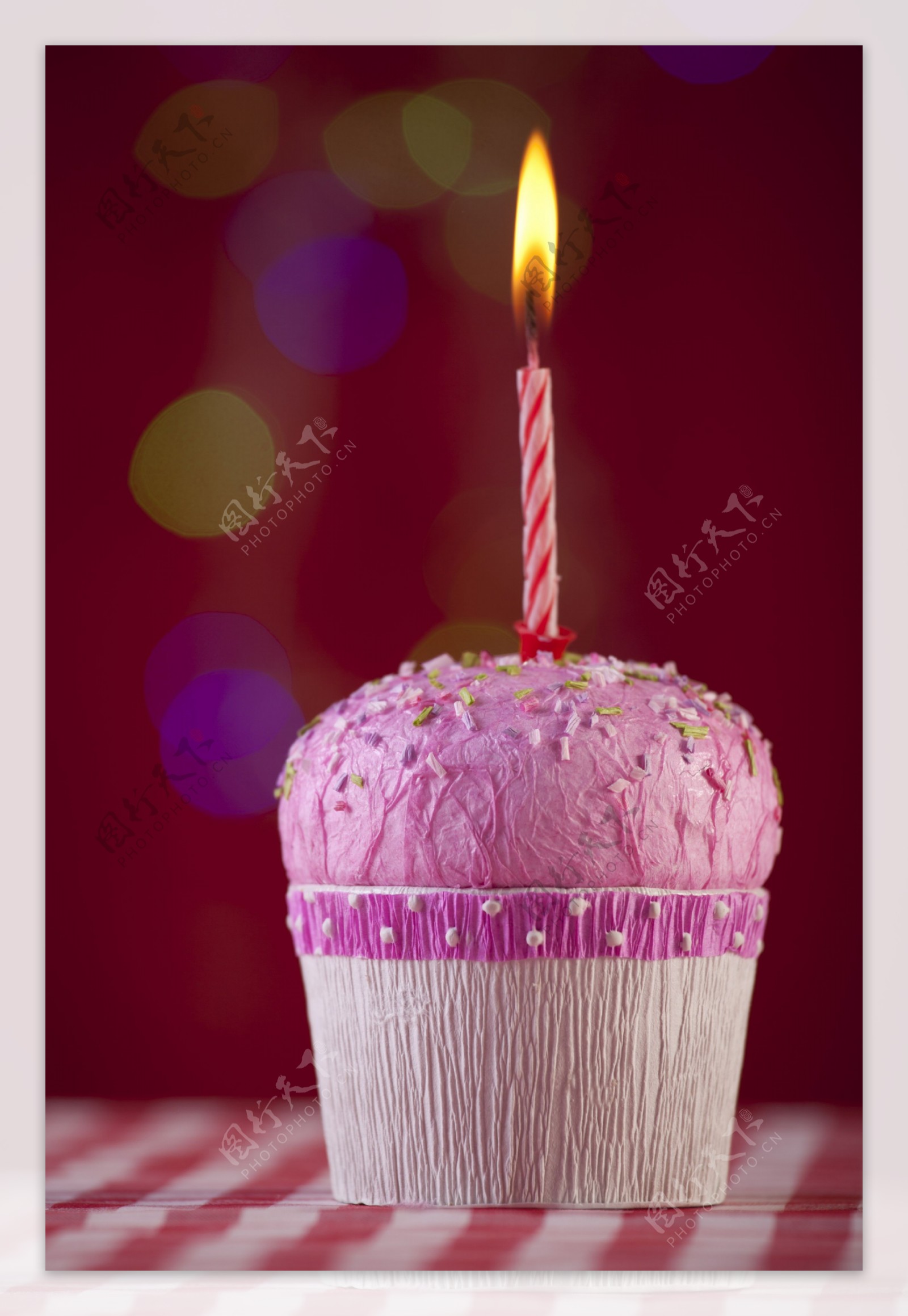 蛋糕蜡烛图片
