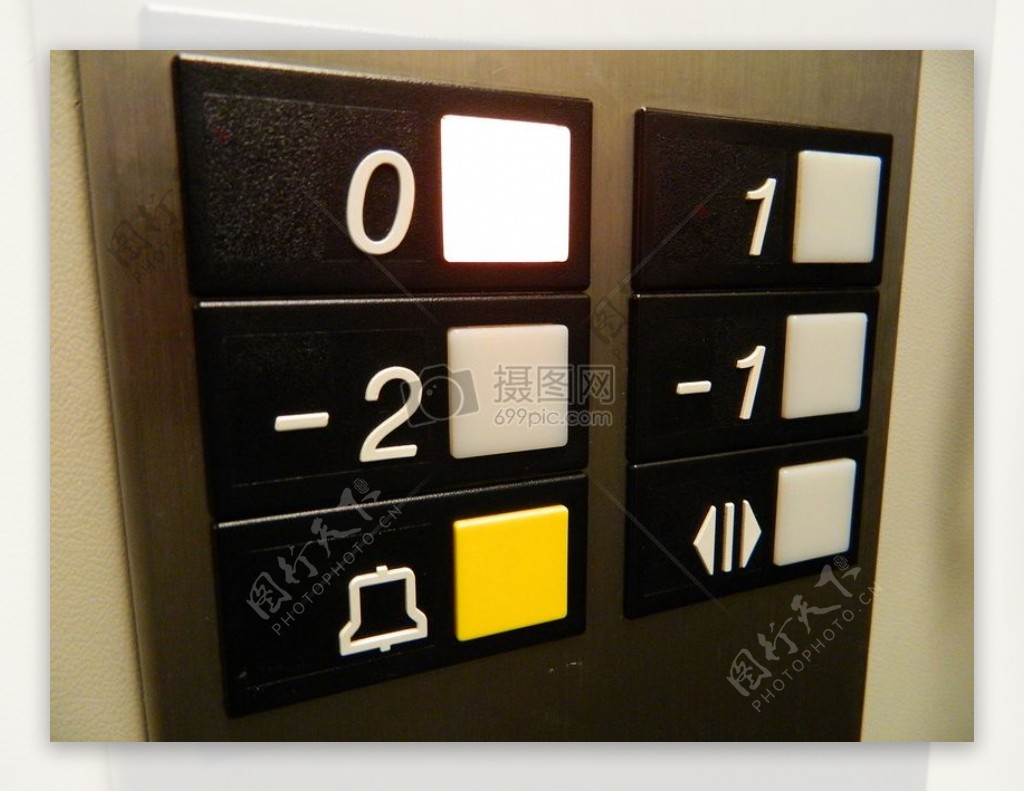 电梯里的按钮