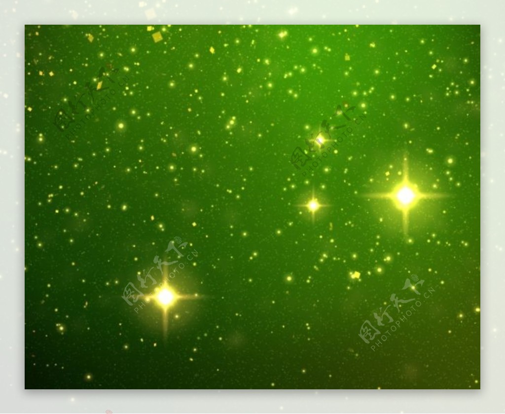 绿色星光