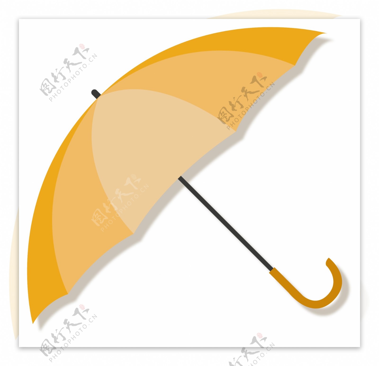 遮阳伞雨伞矢量素材
